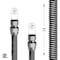Flextron Gas Line Hose 3/8'' O.D. x 48'' Length with 3/8" FIP Fittings, Stainless Steel Flexible Connector FTGC-SS14-48H - alternate 3